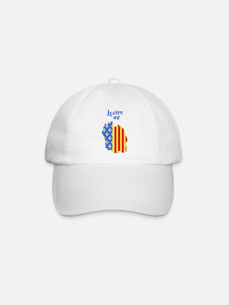 Lozère - Baseballkappe - Weiß/Weiß