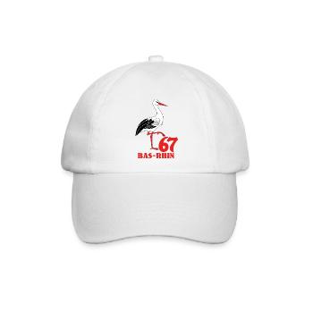 Bas-Rhin - Baseballkappe - Weiß/Weiß - Vorne