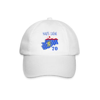 Haute-Saône - Baseballkappe - Weiß/Weiß - Vorne