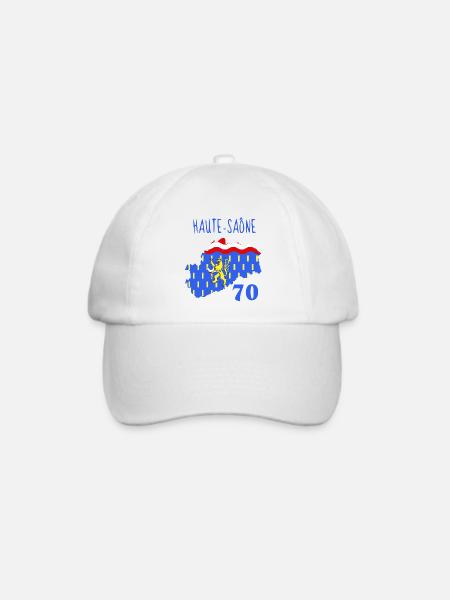 Haute-Saône - Baseballkappe - Weiß/Weiß
