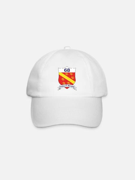 Haut-Rhin - Baseballkappe - Weiß/Weiß