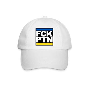 FCK PTN ukraine color - Baseballkappe - Weiß/Weiß - Vorne