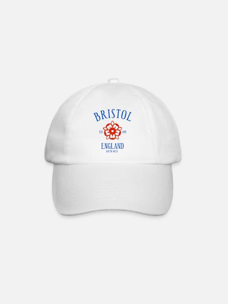 BRISTOL England - Baseballkappe - Weiß/Weiß