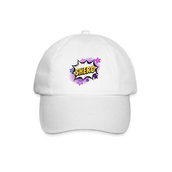 Shero - die Heldin - Baseballkappe - Weiß/Weiß - Vorne