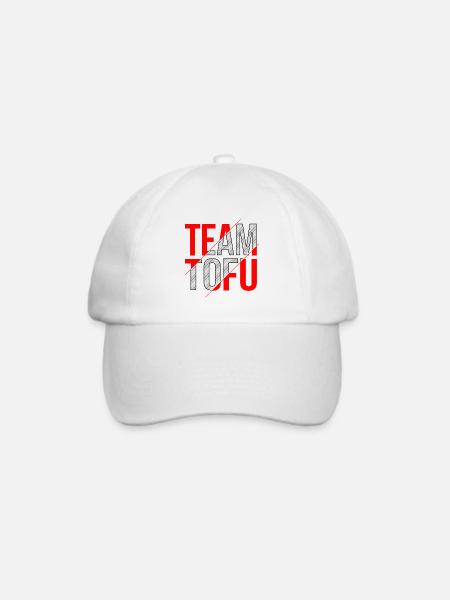Team Tofu Design - Baseballkappe - Weiß/Weiß