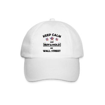 Der Wall Street Investor - Baseballkappe - Weiß/Weiß - Vorne