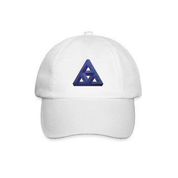 Individuelle Prisma Illusion - Baseballkappe - Weiß/Weiß - Vorne