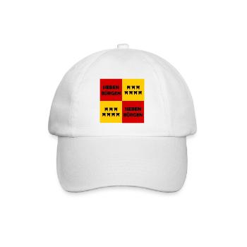Der Siebenbürger - Baseballkappe - Weiß/Weiß - Vorne