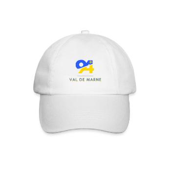 Val de Marne - Baseballkappe - Weiß/Weiß - Vorne