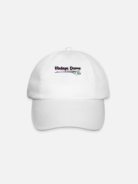 Großmutter Alte Frau Vintage Oma Statement - Baseballkappe - Weiß/Weiß