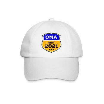 Seniorin Pensionistin Oma Statement Großmutter - Baseballkappe - Weiß/Weiß - Vorne