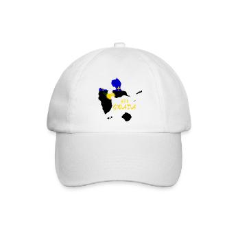Guadeloupe - Baseballkappe - Weiß/Weiß - Vorne