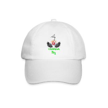 Guadeloupe - Baseballkappe - Weiß/Weiß - Vorne