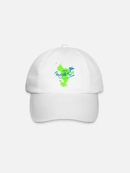 Mayotte - Baseballkappe - Weiß/Weiß