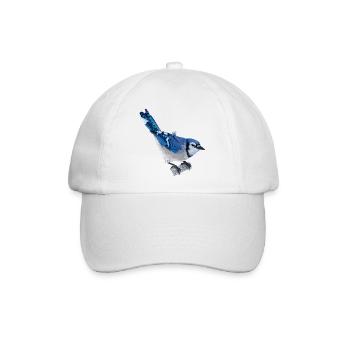 Blaue Chara - Baseballkappe - Weiß/Weiß - Vorne