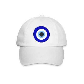 Auge - Baseballkappe - Weiß/Weiß - Vorne