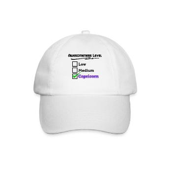 Horoskop Tierkreiszeichen Steinbock Cool Statement - Baseballkappe - Weiß/Weiß - Vorne