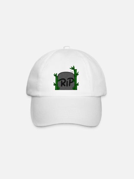 Zerreißen! Von Pousse2Bambou ! - Baseballkappe - Weiß/Weiß