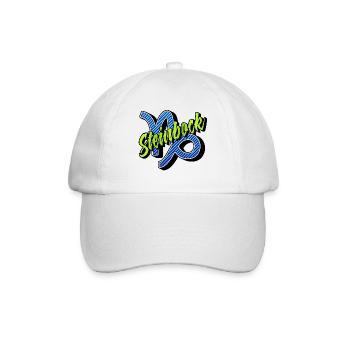 Gezeiten Tierkreis Horoskop Steinbock Aberglaube - Baseballkappe - Weiß/Weiß - Vorne