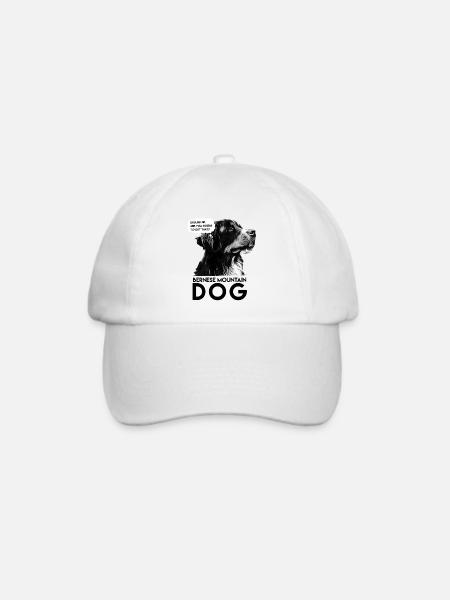Berner Sennenhund - Baseballkappe - Weiß/Weiß