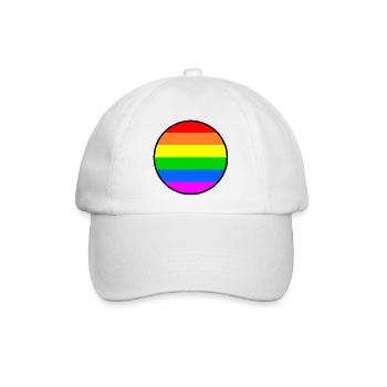 Lgbtq - Baseballkappe - Weiß/Weiß - Vorne