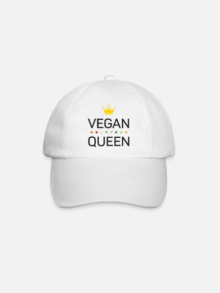 Vegan - Baseballkappe - Weiß/Weiß