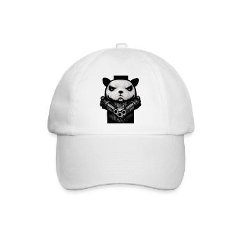 Power Panda - Baseballkappe - Weiß/Weiß - Vorne