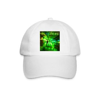 Es ist nicht das Ende Neon Tunnel - Baseballkappe - Weiß/Weiß - Vorne