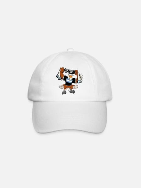 Argentinien Adler - Baseballkappe - Weiß/Weiß