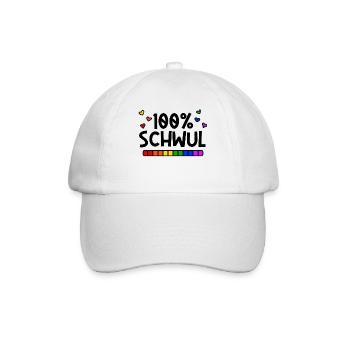Schwul Lgbt Stolz Rechte Homosexueller Statement - Baseballkappe - Weiß/Weiß - Vorne