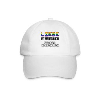 Beziehung Rechte Homosexueller Lgbt Statement - Baseballkappe - Weiß/Weiß - Vorne