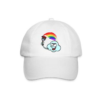 Regenbogen Lgbt Sexualität Rechte Homosexueller - Baseballkappe - Weiß/Weiß - Vorne