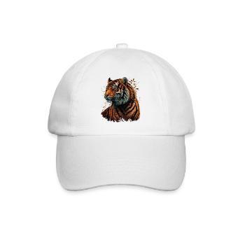 Tiger Tiger - Baseballkappe - Weiß/Weiß - Vorne