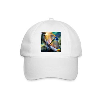 PicassoDrückerFisch Porträt wildlife - Baseballkappe - Weiß/Weiß - Vorne