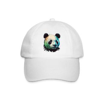 Gesicht des Pandas - Baseballkappe - Weiß/Weiß - Vorne