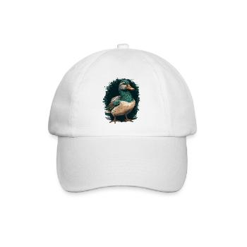 Entenjäger - Ente - Baseballkappe - Weiß/Weiß - Vorne