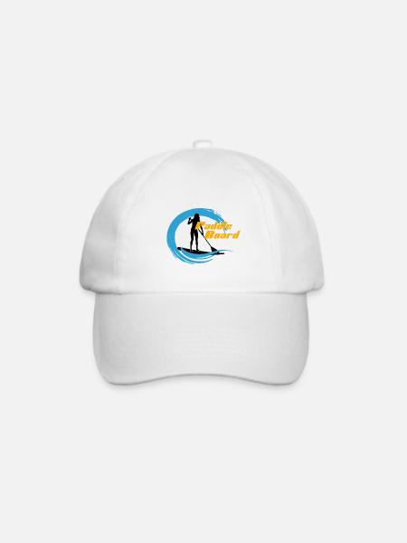 Paddel - Baseballkappe - Weiß/Weiß