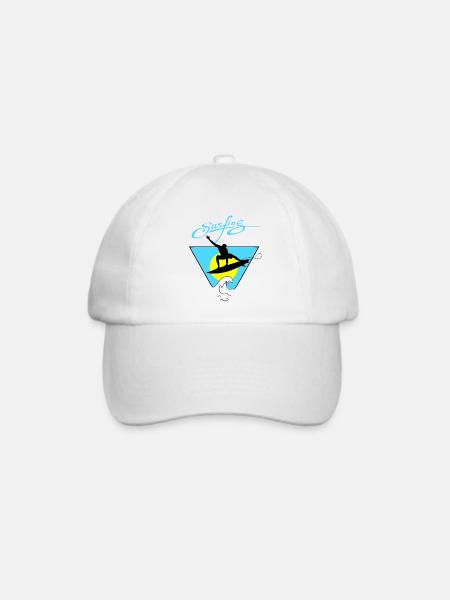 Surfen - Baseballkappe - Weiß/Weiß