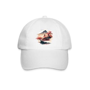Asiatisch - Baseballkappe - Weiß/Weiß - Vorne