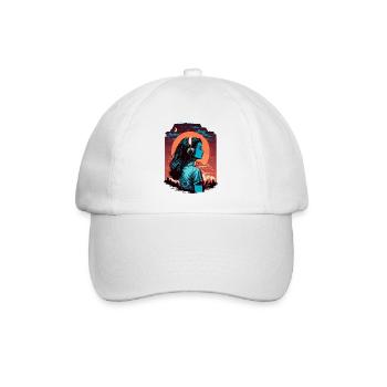 Lofi Musikliebhaber - Baseballkappe - Weiß/Weiß - Vorne