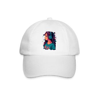 Lo-Fi - Baseballkappe - Weiß/Weiß - Vorne