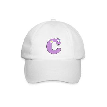 C - Baseballkappe - Weiß/Weiß - Vorne