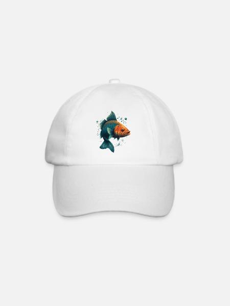 Hecht - Baseballkappe - Weiß/Weiß