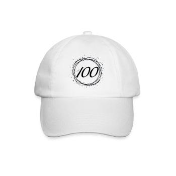 100 - Baseballkappe - Weiß/Weiß - Vorne