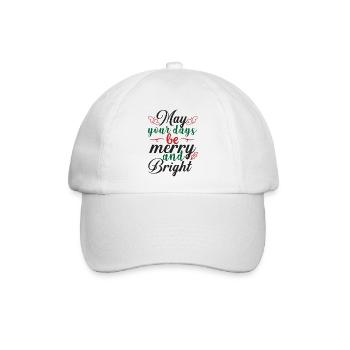 Mögen Ihre Tage - Baseballkappe - Weiß/Weiß - Vorne