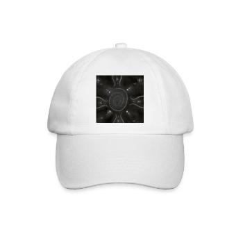 SONNIGES MANDALA - Baseballkappe - Weiß/Weiß - Vorne