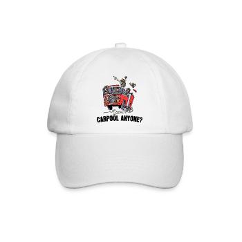 Berufsfeuerwehr Feuerwehr Statement Feuerwehrauto - Baseballkappe - Weiß/Weiß - Vorne