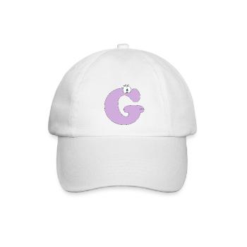 G - Baseballkappe - Weiß/Weiß - Vorne