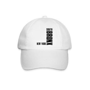 South Bronx New York - Baseballkappe - Weiß/Weiß - Vorne
