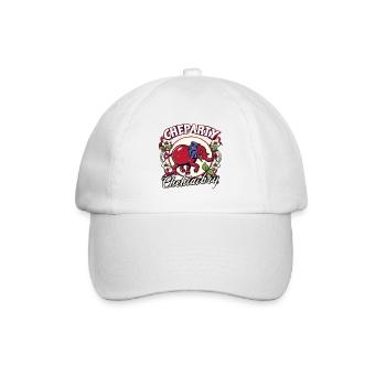 CheParty Elephant - Baseballkappe - Weiß/Weiß - Vorne